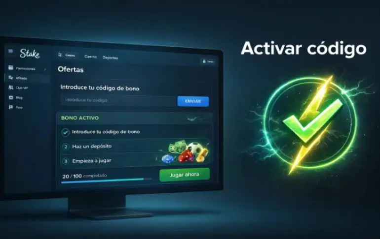 Cómo activar un código promocional Stake